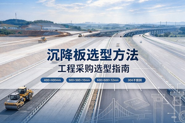 番禺沉降板选择方法
