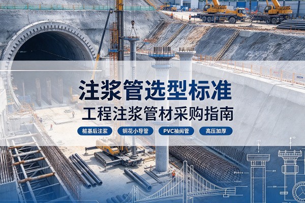 番禺注浆管选型标准