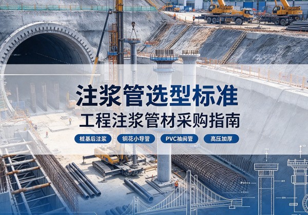 番禺注浆管选型标准